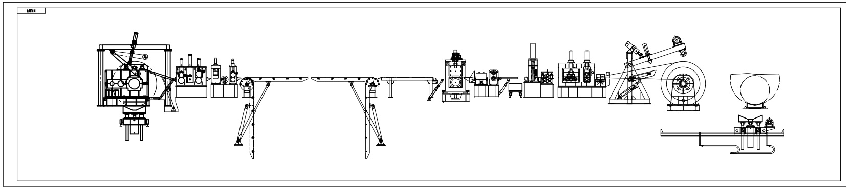 ZJ1600縱剪機(jī)組機(jī)列圖